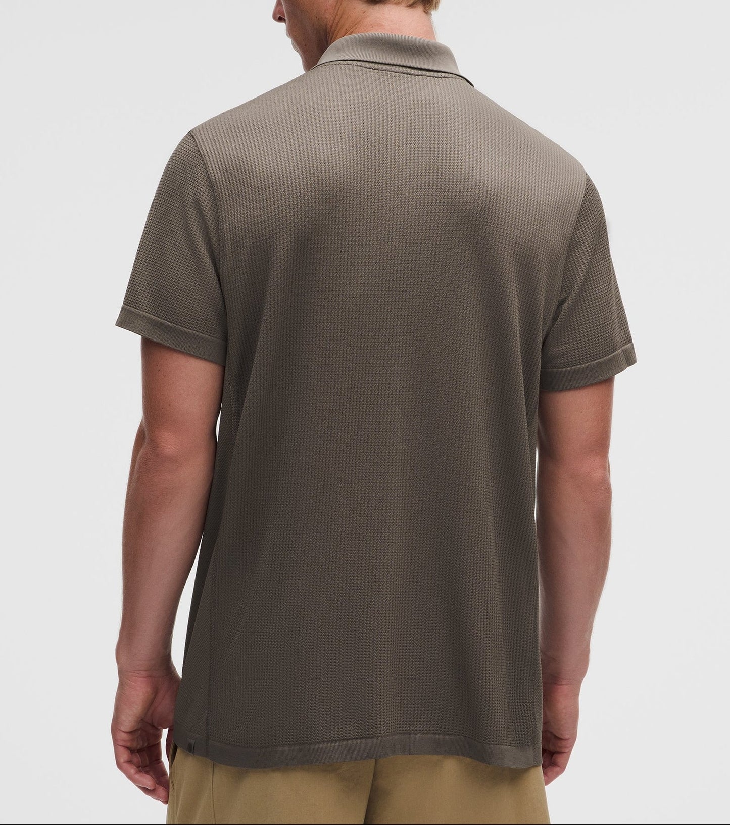 Lululemon Textured Mesh-Knit Polo