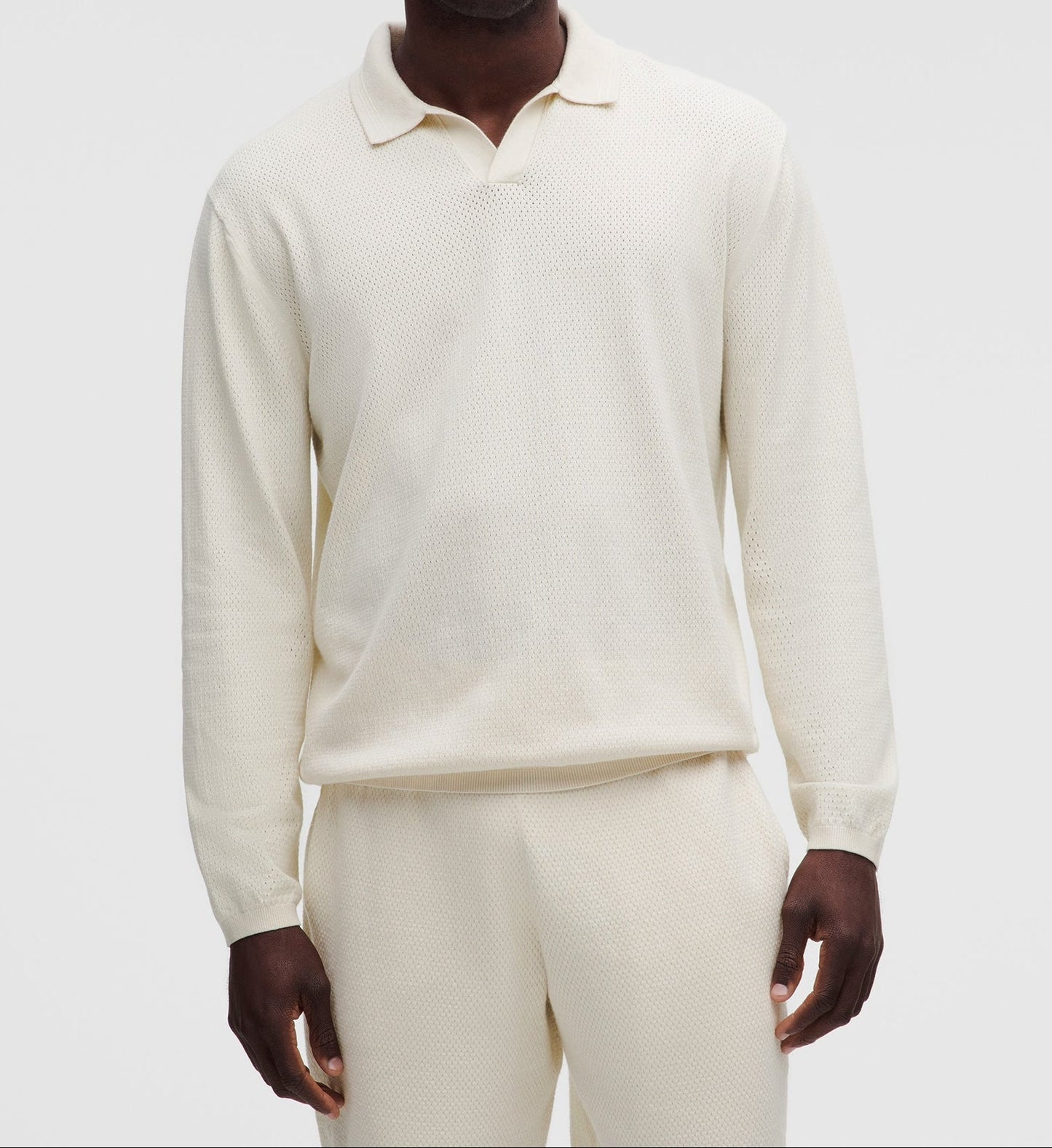 Lululemon Easy Care Lightweight Knit Seasonal Long Sleeve Polo
