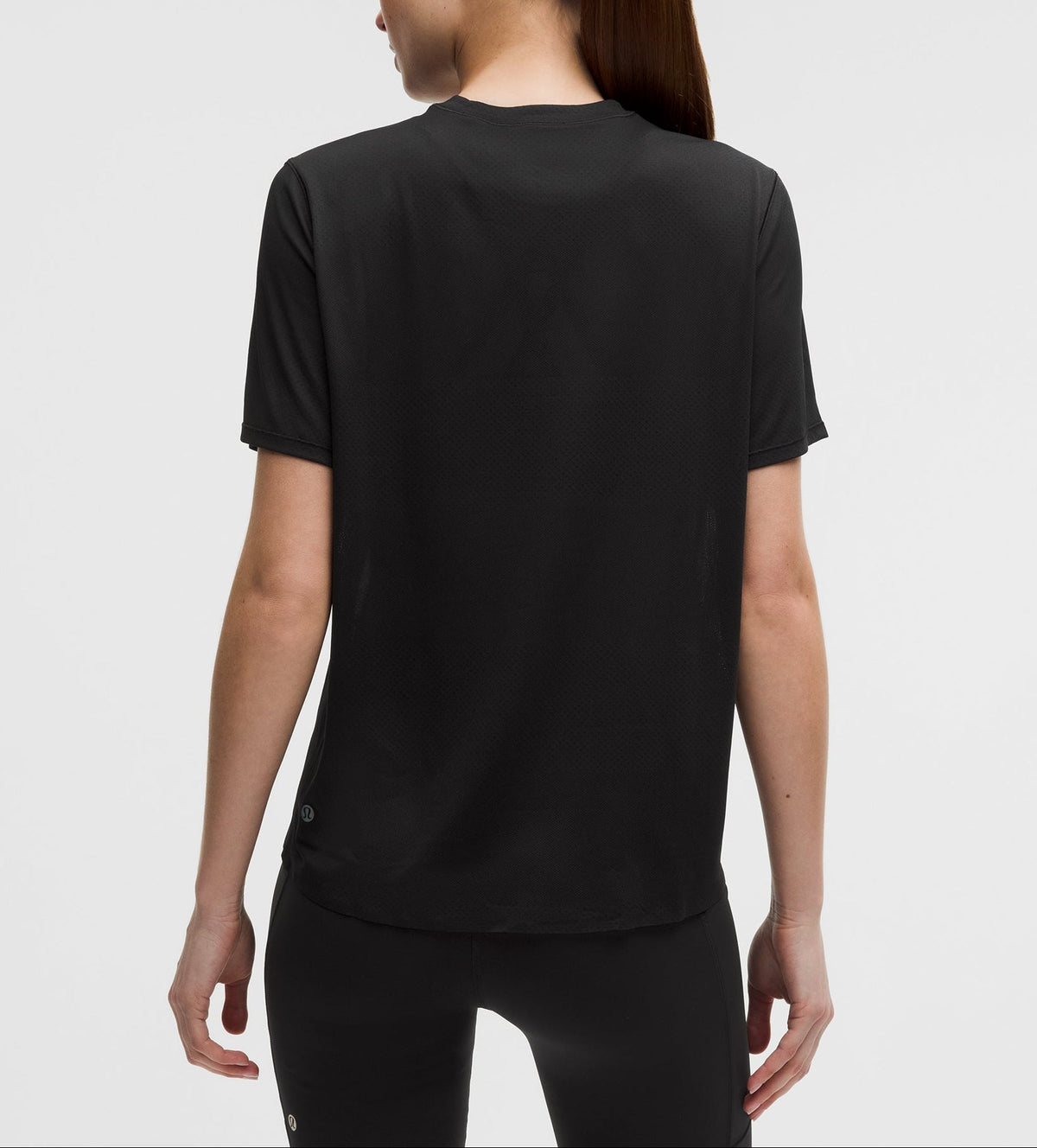 Lululemon Fast And Free Short-Sleeve Shirt *Perforated Stripe